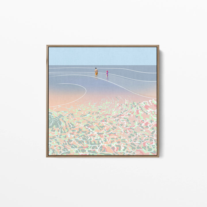First Swim By Unratio - Stretched Canvas Canvas Print or Framed Art Print I Heart Wall Art Australia 