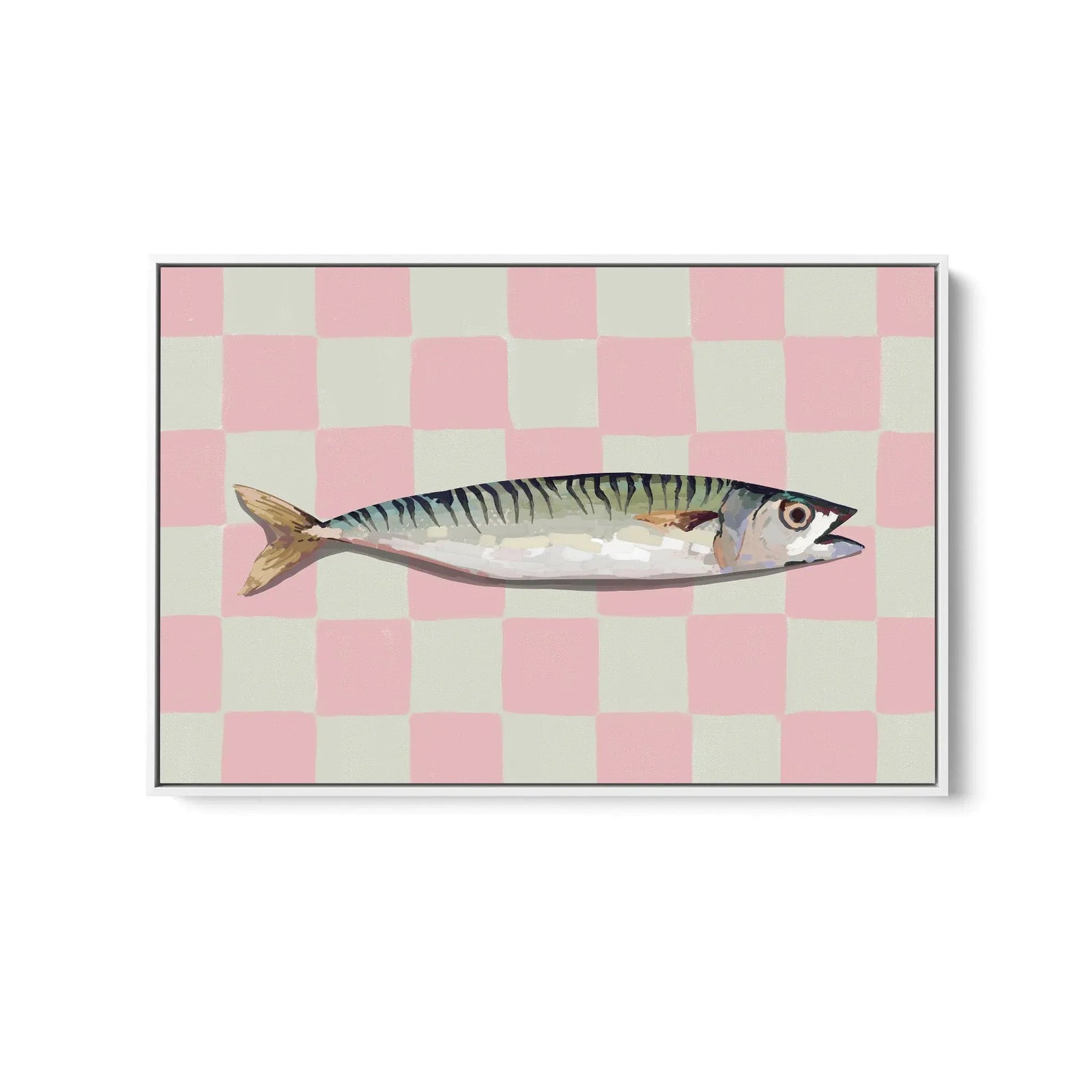 Fishy fish fish - Contemporary Still Art - Stretched Canvas Print or Framed Fine Art Print - Artwork I Heart Wall Art Australia 