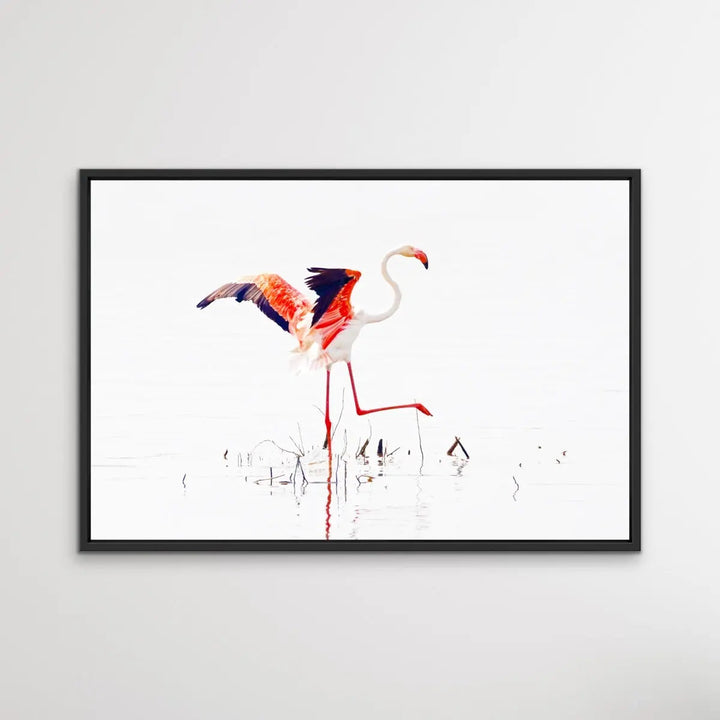 Flamingo Flight I Heart Wall Art Australia 