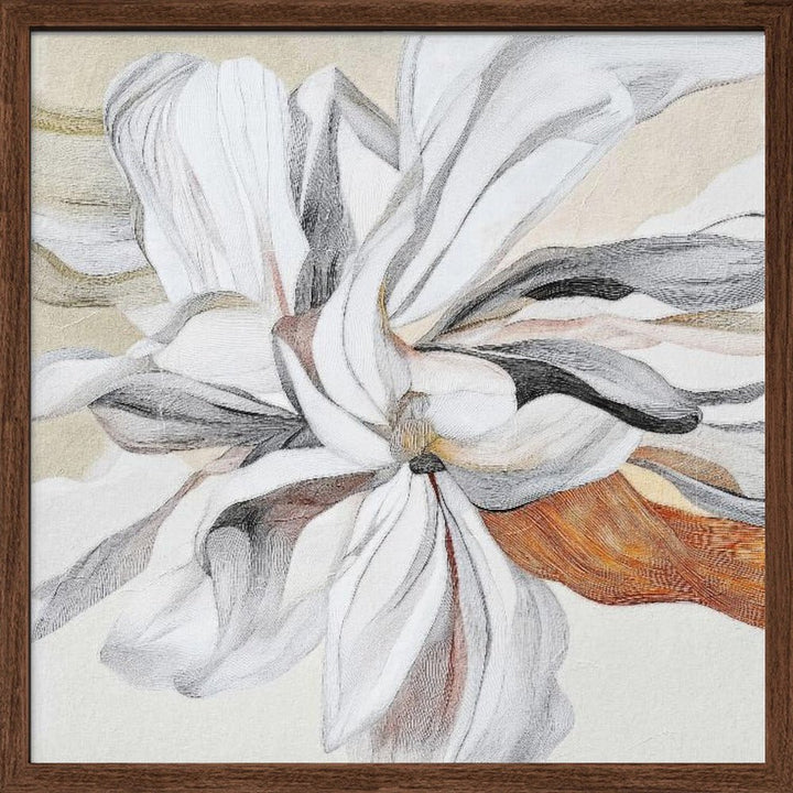 Fleur II - Square Stretched Canvas, Poster or Fine Art Print - I Heart Wall Art - Poster Print, Canvas Print or Framed Art Print