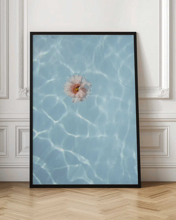Floating Flower - Stretched Canvas, Poster or Fine Art Print - I Heart Wall Art - Poster Print, Canvas Print or Framed Art Print