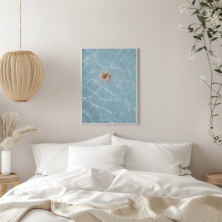 Floating Flower - Stretched Canvas, Poster or Fine Art Print - I Heart Wall Art - Poster Print, Canvas Print or Framed Art Print