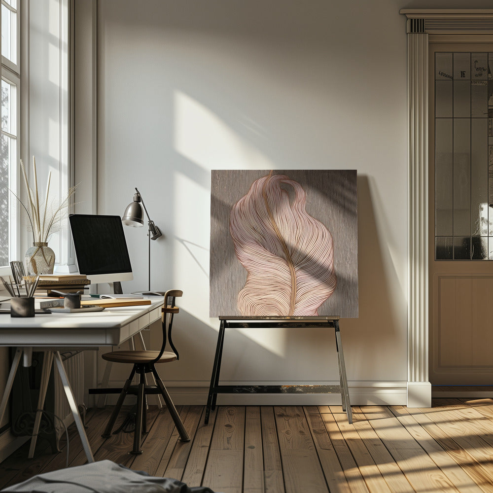 Flora I - Square Stretched Canvas, Poster or Fine Art Print I Heart Wall Art