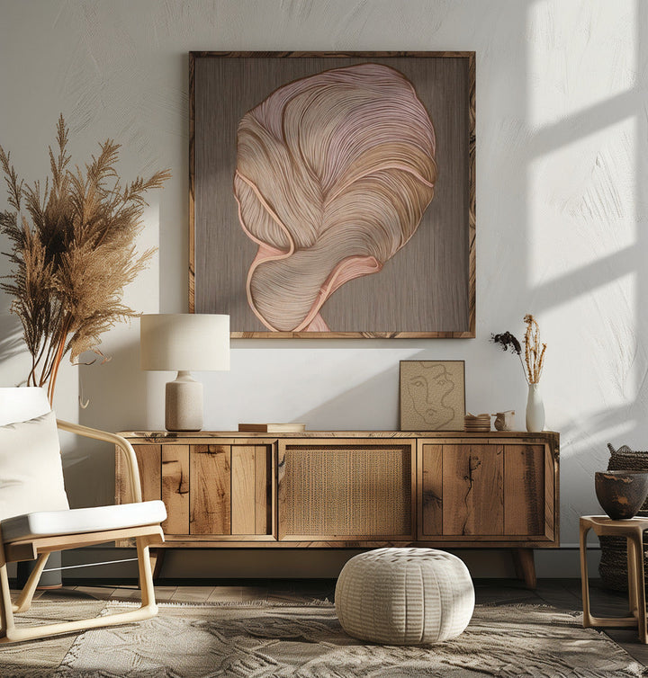 Flora II - Square Stretched Canvas, Poster or Fine Art Print I Heart Wall Art