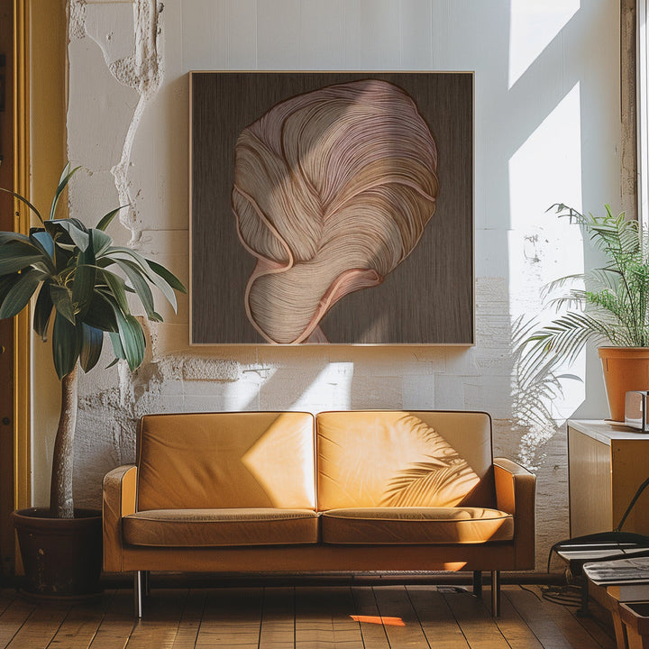 Flora II - Square Stretched Canvas, Poster or Fine Art Print I Heart Wall Art