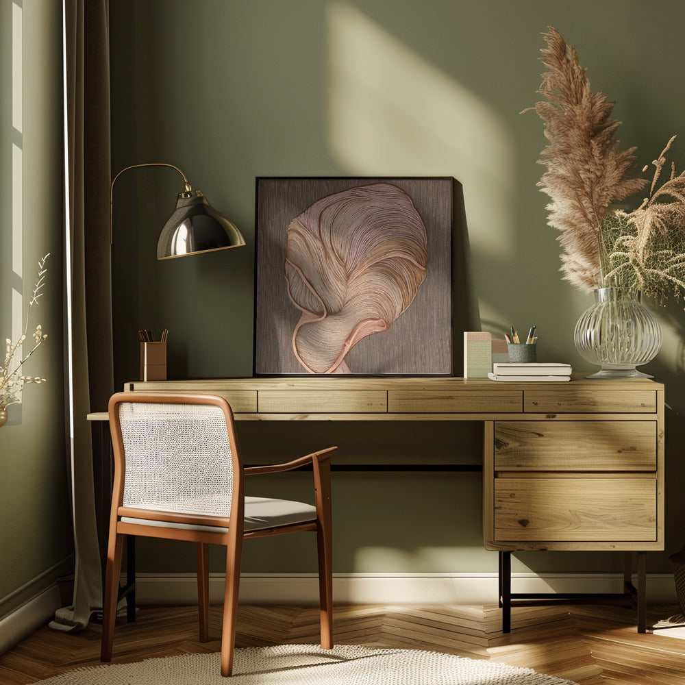 Flora II - Square Stretched Canvas, Poster or Fine Art Print I Heart Wall Art