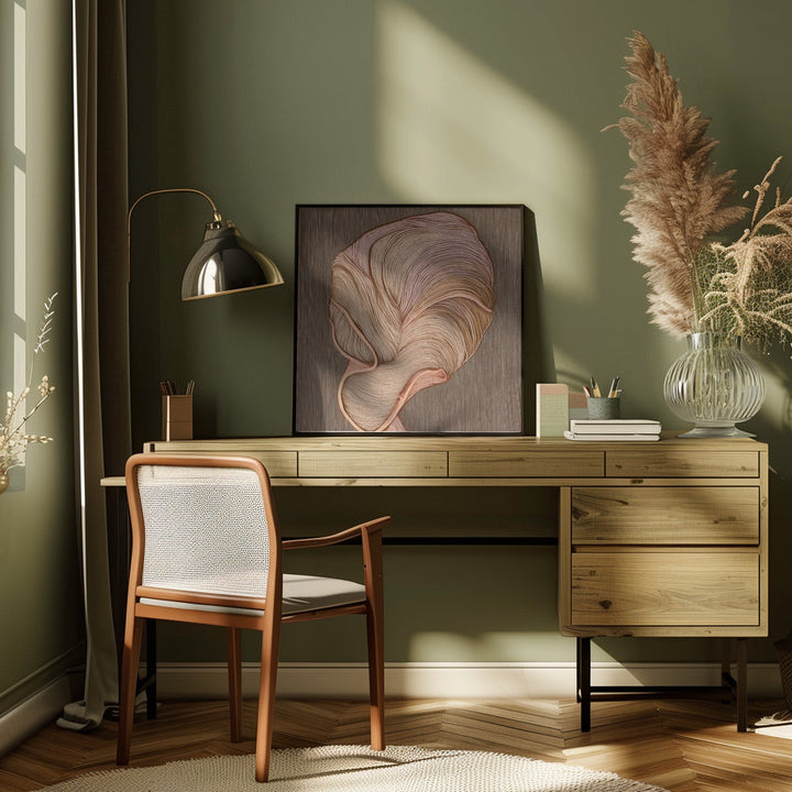 Flora II - Square Stretched Canvas, Poster or Fine Art Print I Heart Wall Art