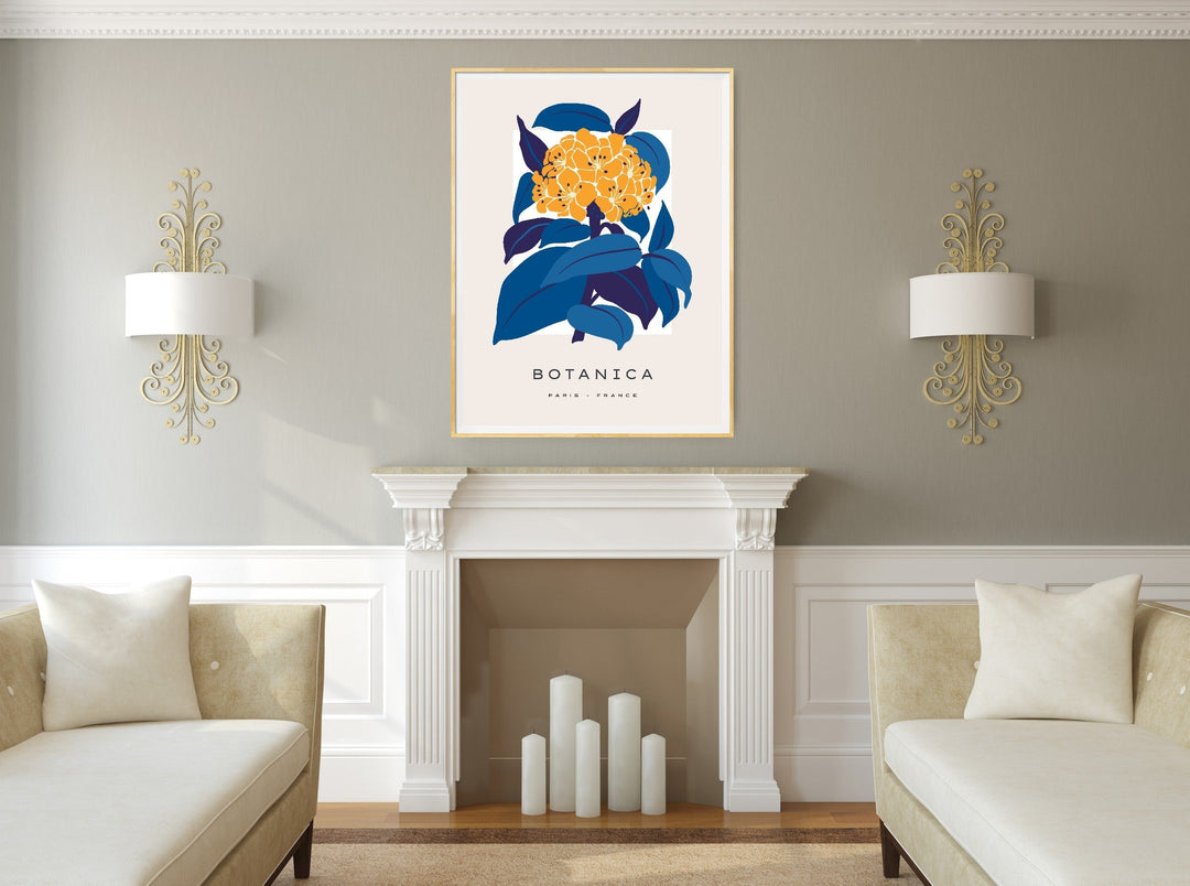 Floral Botanica Number 1 - Floral Poster Style Print Collection I Heart Wall Art Australia 