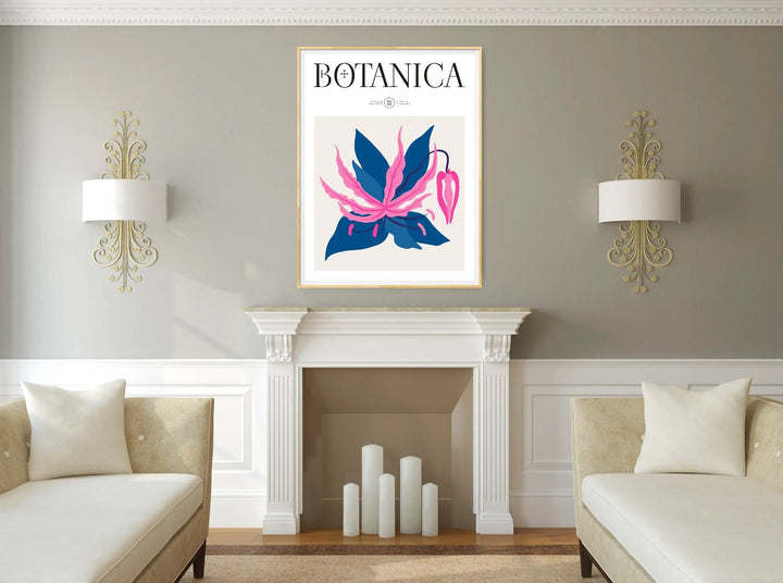Floral Botanica Number 10 - Floral Poster Style Print Collection - I Heart Wall Art