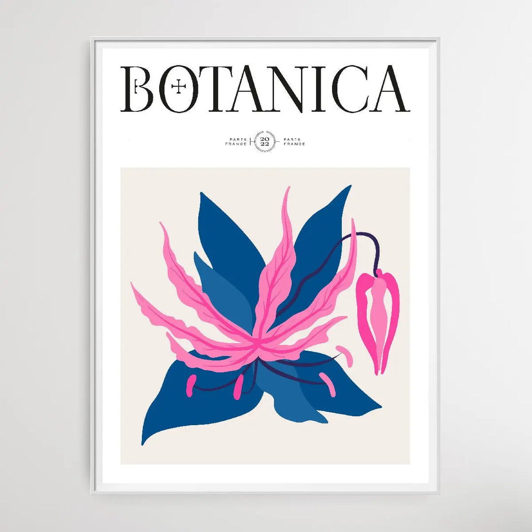 Floral Botanica Number 10 - Floral Poster Style Print Collection - I Heart Wall Art