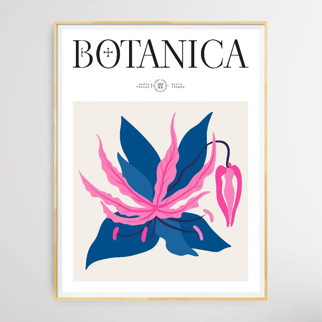 Floral Botanica Number 10 - Floral Poster Style Print Collection - I Heart Wall Art