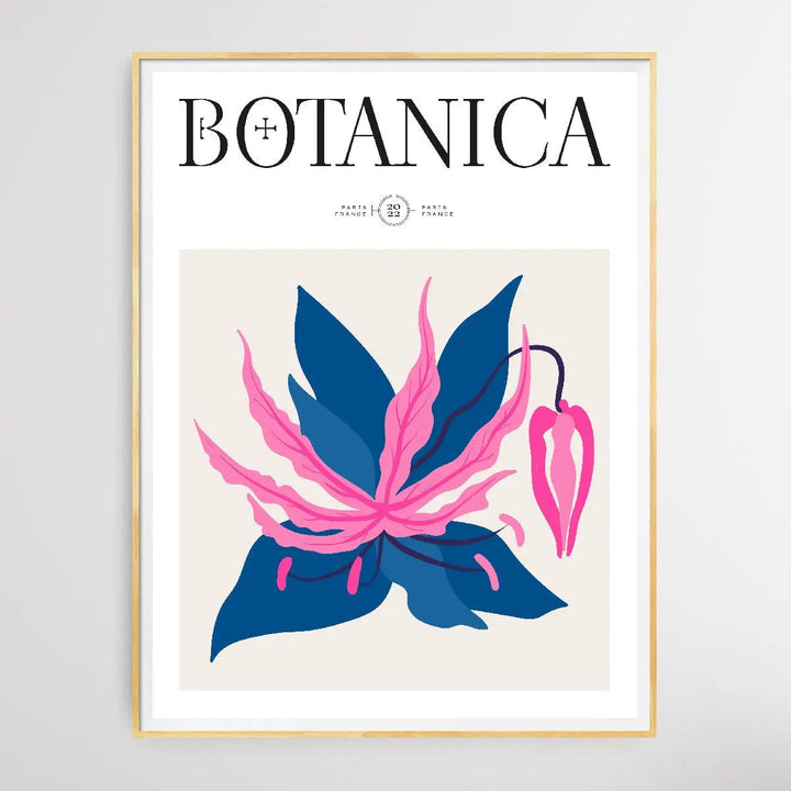 Floral Botanica Number 10 - Floral Poster Style Print Collection - I Heart Wall Art