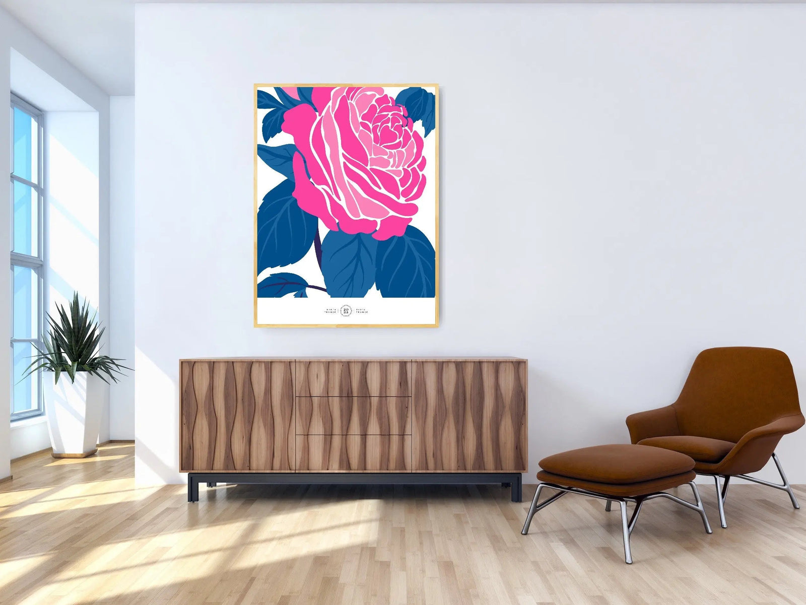 Floral Botanica Number 13 - Floral Poster Style Print Collection - I Heart Wall Art