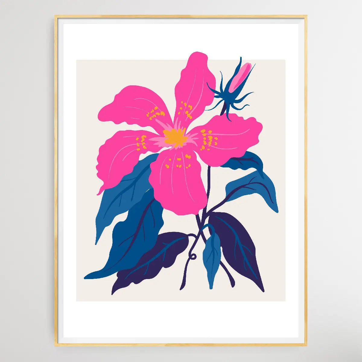 Floral Botanica Number 16 - Floral Poster Style Print Collection - I Heart Wall Art