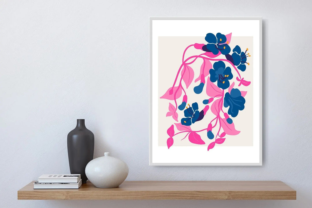 Floral Botanica Number 19 - Floral Poster Style Print Collection I Heart Wall Art Australia 