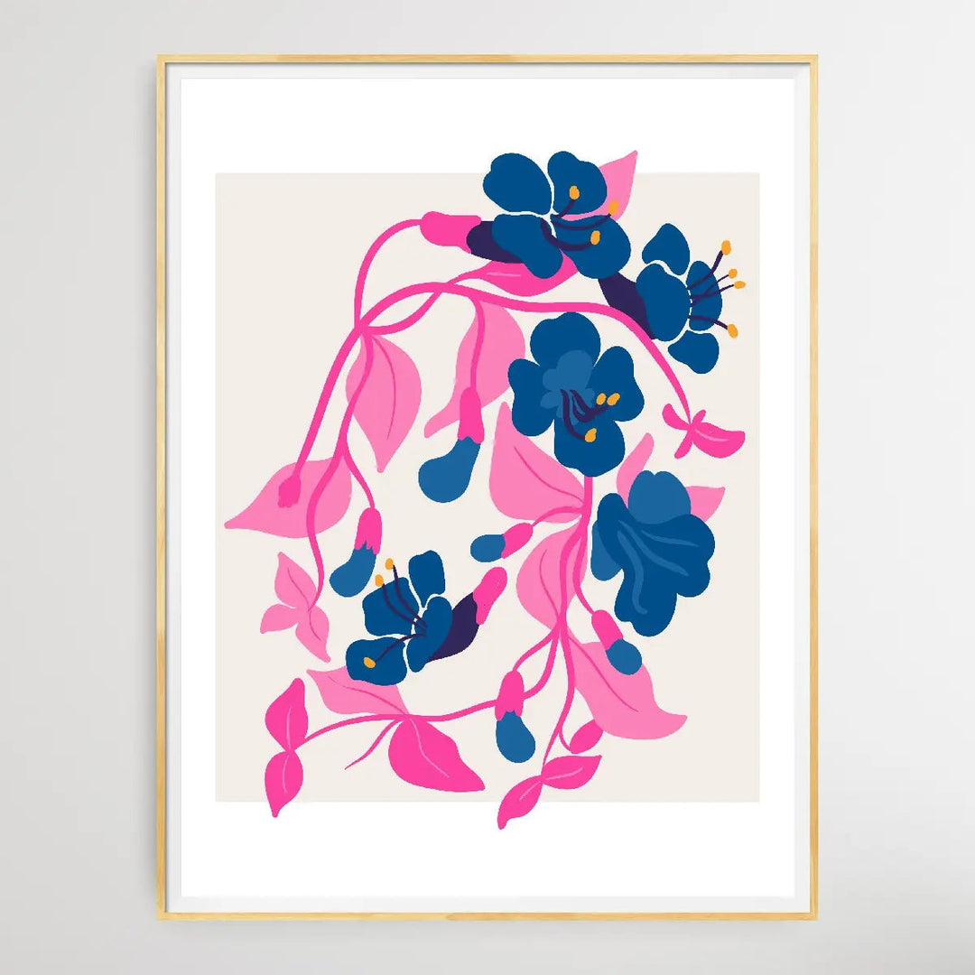 Floral Botanica Number 19 - Floral Poster Style Print Collection I Heart Wall Art Australia 