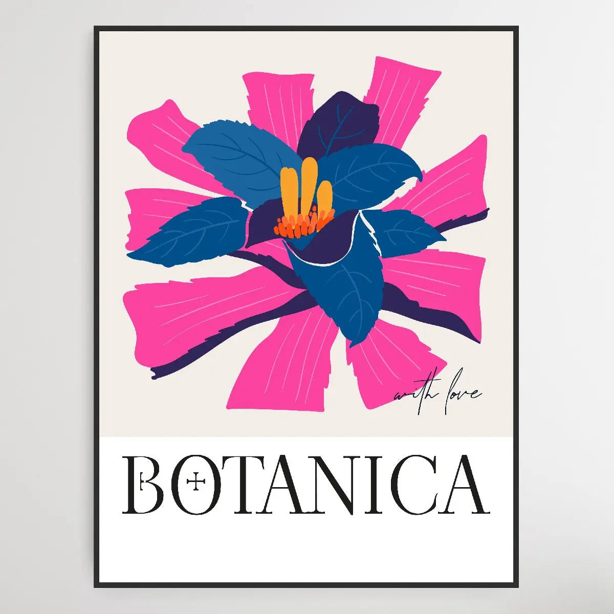 Floral Botanica Number 22 - Floral Poster Style Print Collection - I Heart Wall Art