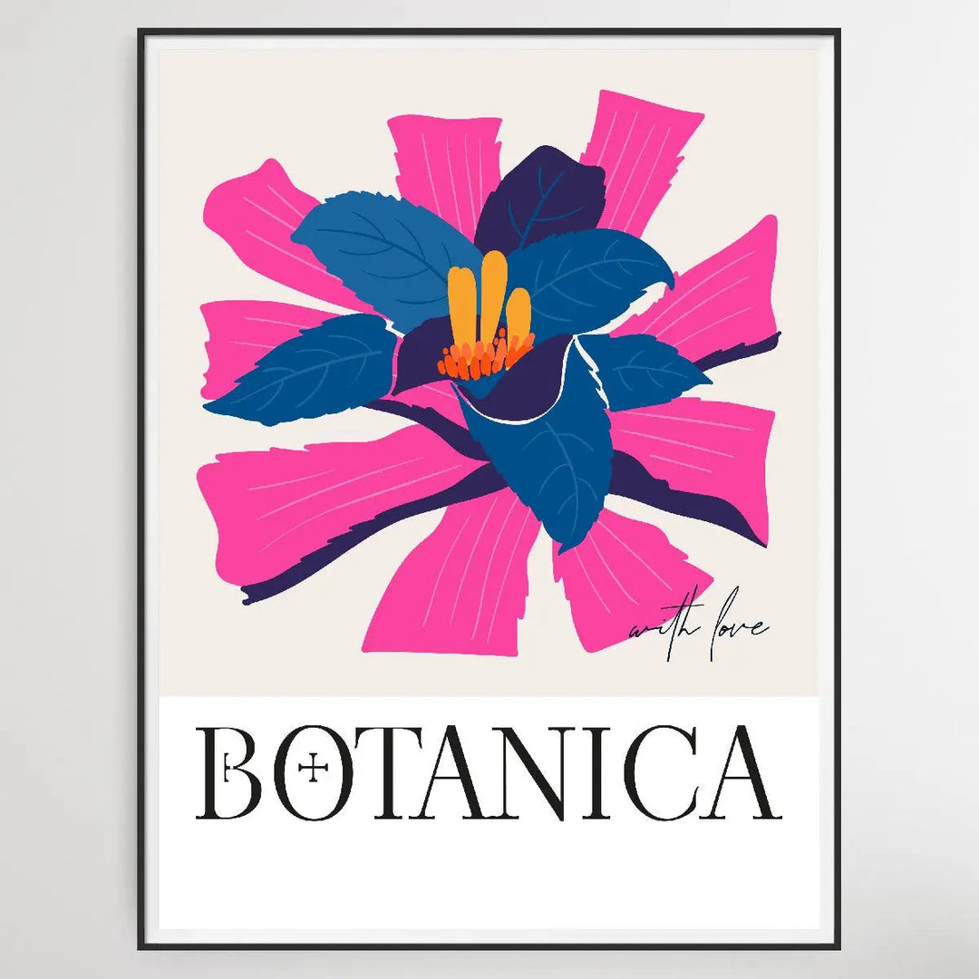 Floral Botanica Number 22 - Floral Poster Style Print Collection - I Heart Wall Art