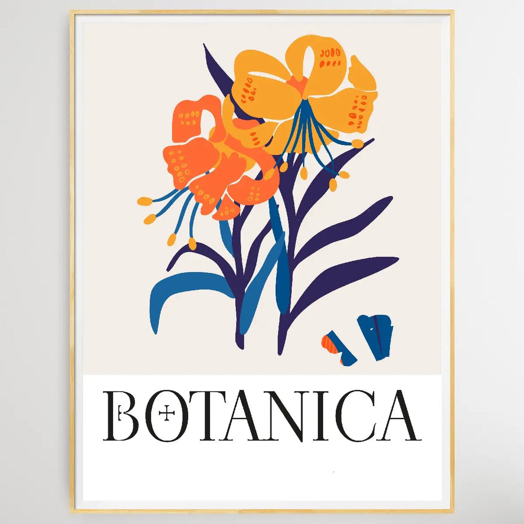 Floral Botanica Number 27 - Floral Poster Style Print Collection - I Heart Wall Art