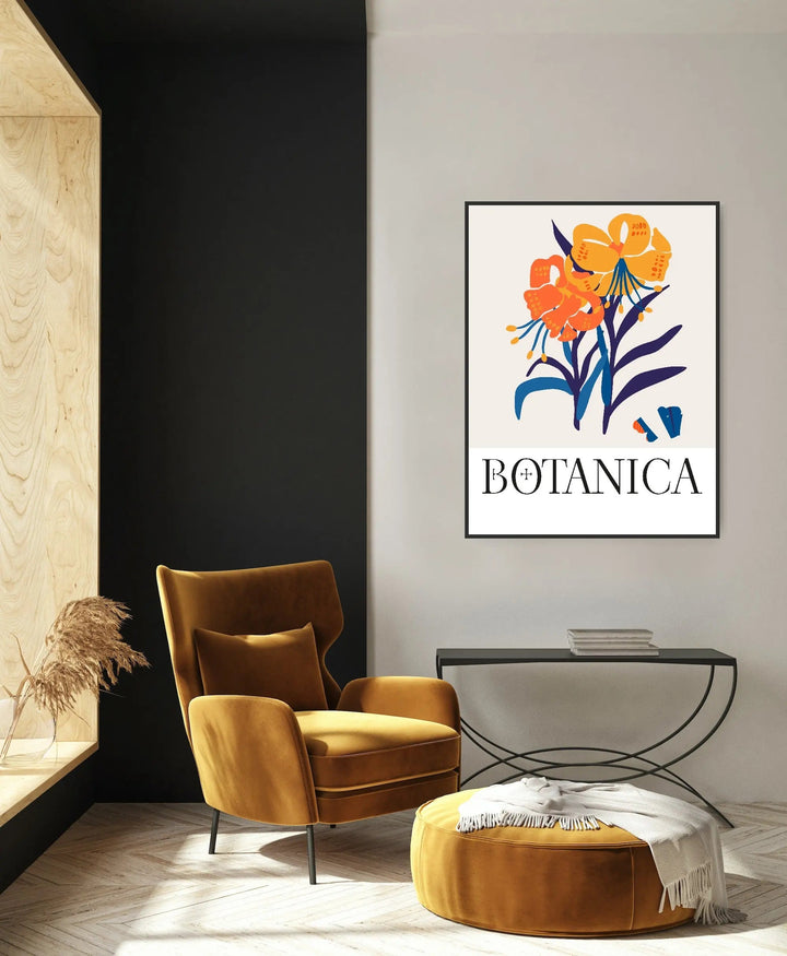 Floral Botanica Number 27 - Floral Poster Style Print Collection - I Heart Wall Art