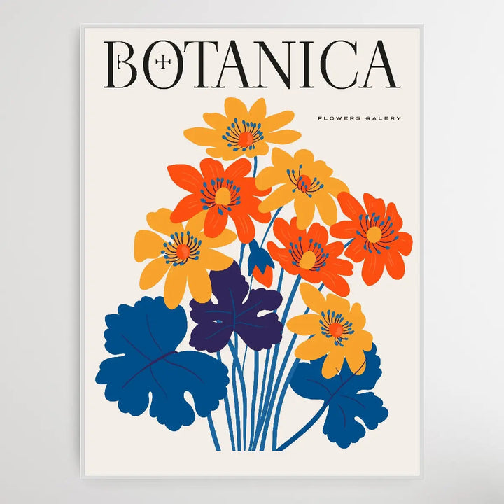 Floral Botanica Number 4 - Floral Poster Style Print Collection I Heart Wall Art Australia 