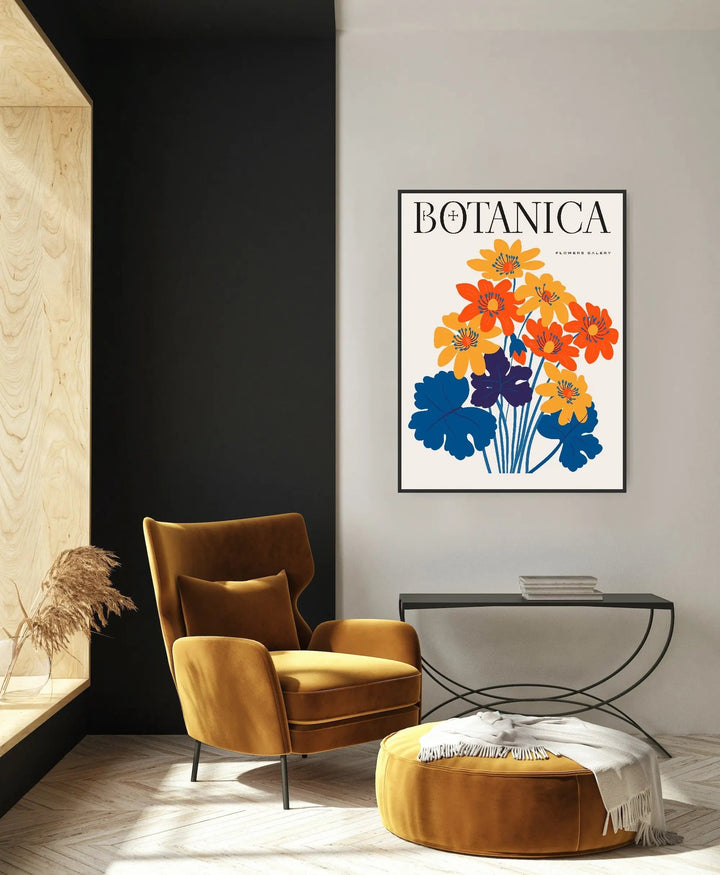 Floral Botanica Number 4 - Floral Poster Style Print Collection I Heart Wall Art Australia 
