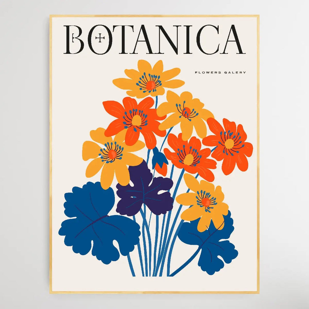 Floral Botanica Number 4 - Floral Poster Style Print Collection I Heart Wall Art Australia 