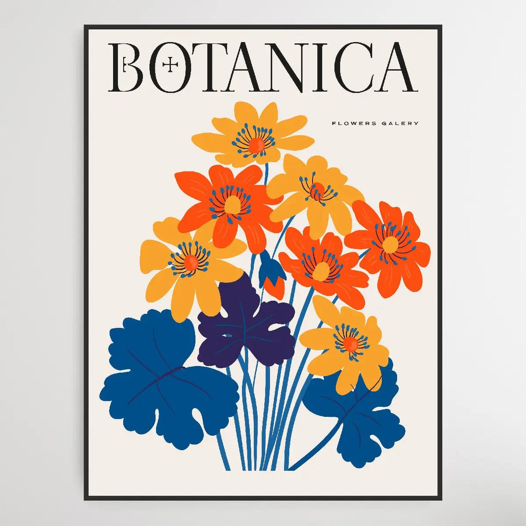 Floral Botanica Number 4 - Floral Poster Style Print Collection I Heart Wall Art Australia 