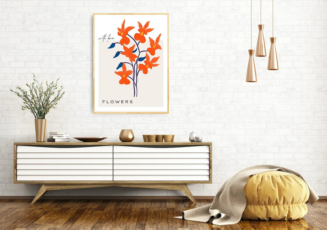 Floral Botanica Number 6 - Floral Poster Style Print Collection - I Heart Wall Art