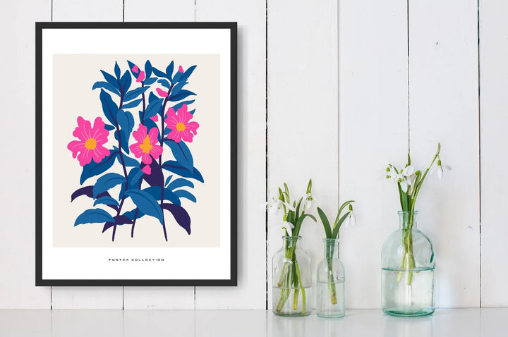 Floral Botanica Number 7 - Floral Poster Style Print Collection - I Heart Wall Art