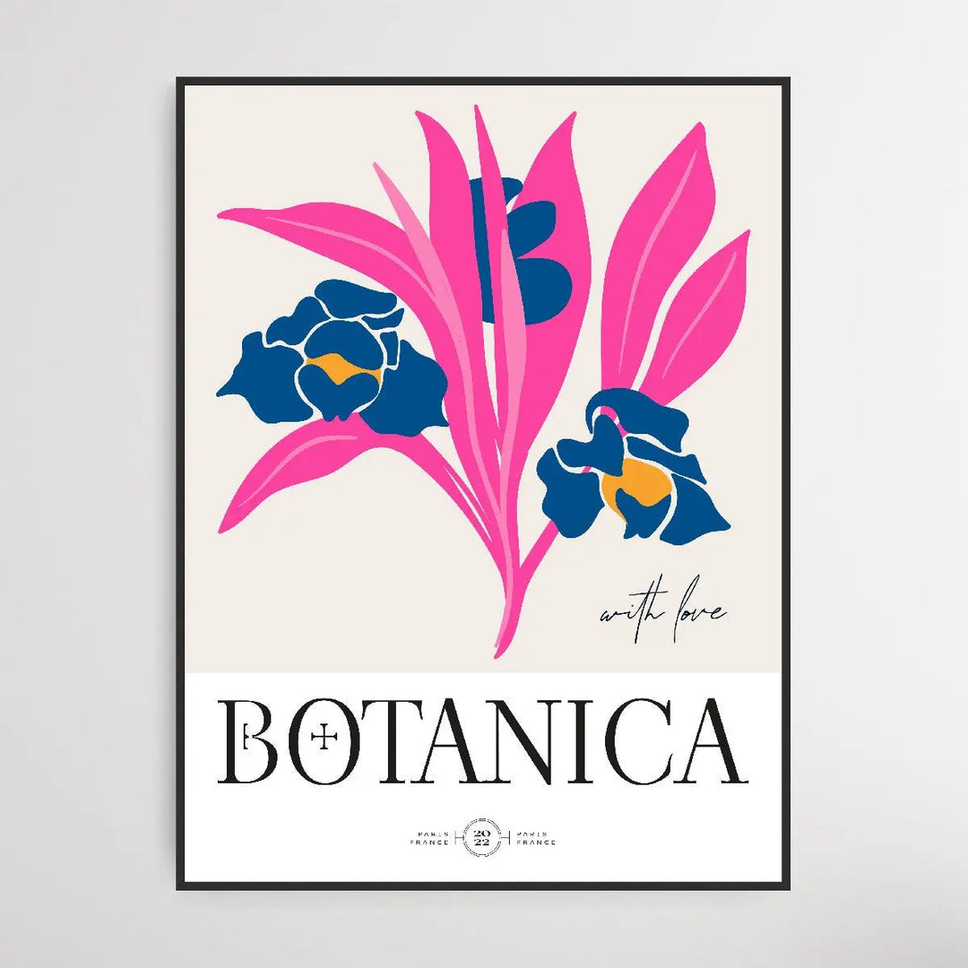Floral Botanica Number 9 - Floral Poster Style Print Collection - I Heart Wall Art