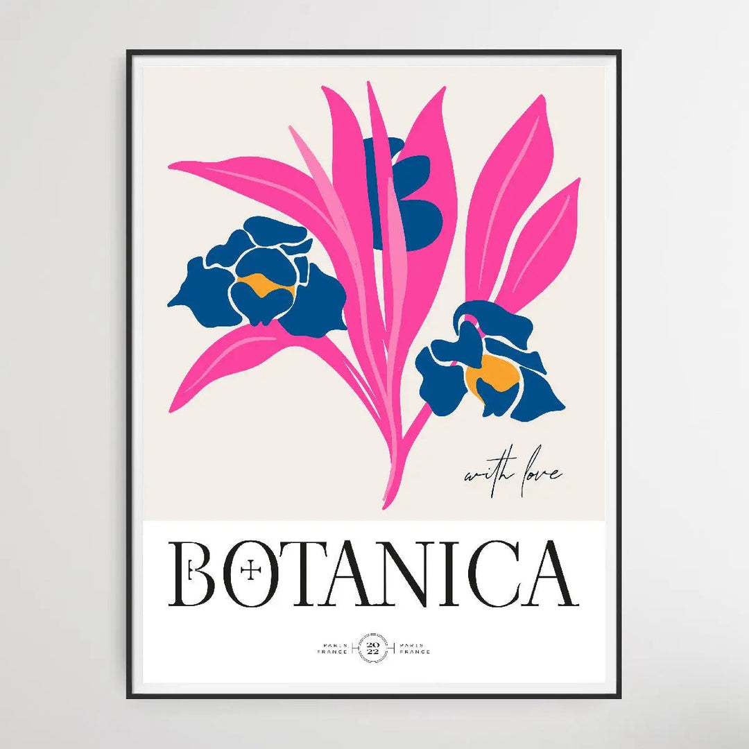Floral Botanica Number 9 - Floral Poster Style Print Collection - I Heart Wall Art