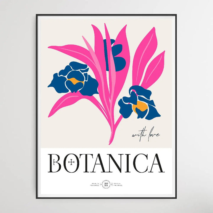 Floral Botanica Number 9 - Floral Poster Style Print Collection - I Heart Wall Art