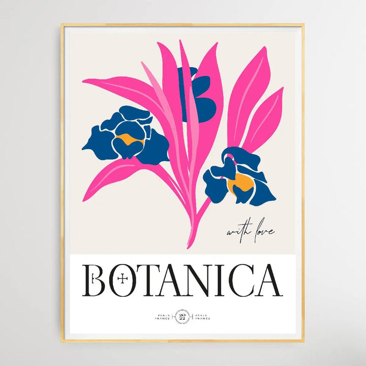 Floral Botanica Number 9 - Floral Poster Style Print Collection - I Heart Wall Art