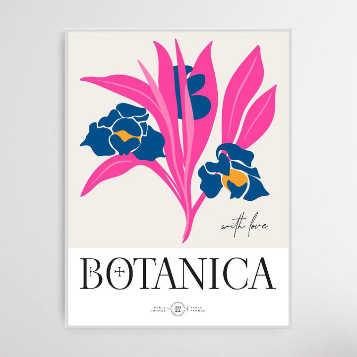 Floral Botanica Number 9 - Floral Poster Style Print Collection - I Heart Wall Art