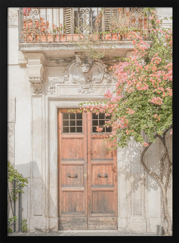 Floral Entry - Stretched Canvas, Poster or Fine Art Print I Heart Wall Art
