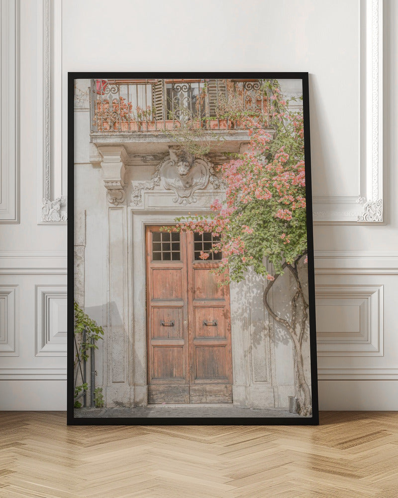 Floral Entry - Stretched Canvas, Poster or Fine Art Print I Heart Wall Art