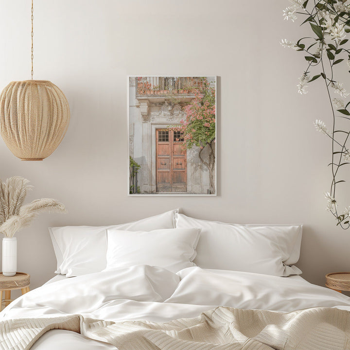 Floral Entry - Stretched Canvas, Poster or Fine Art Print I Heart Wall Art
