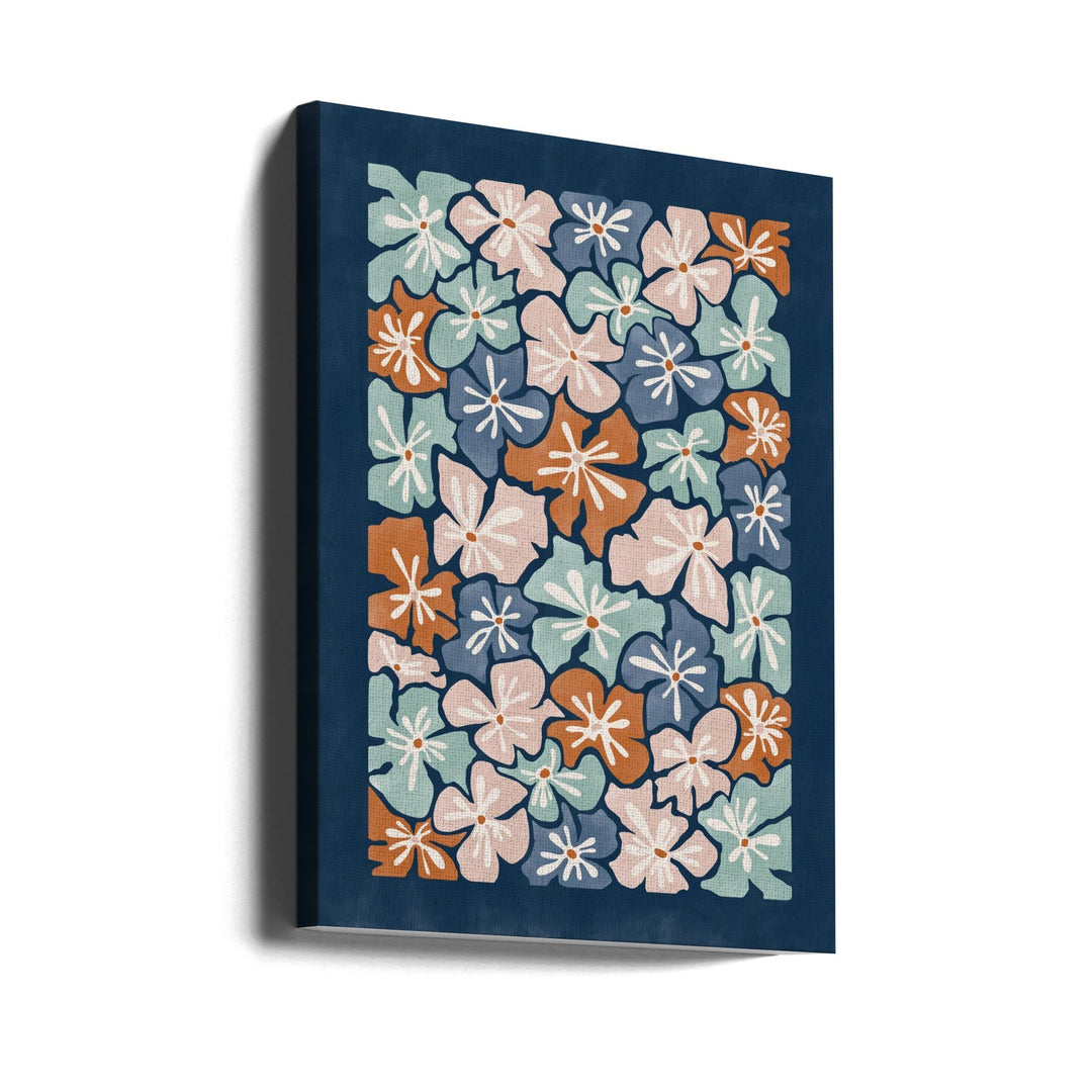 Floral Harmony - Stretched Canvas, Poster or Fine Art Print I Heart Wall Art