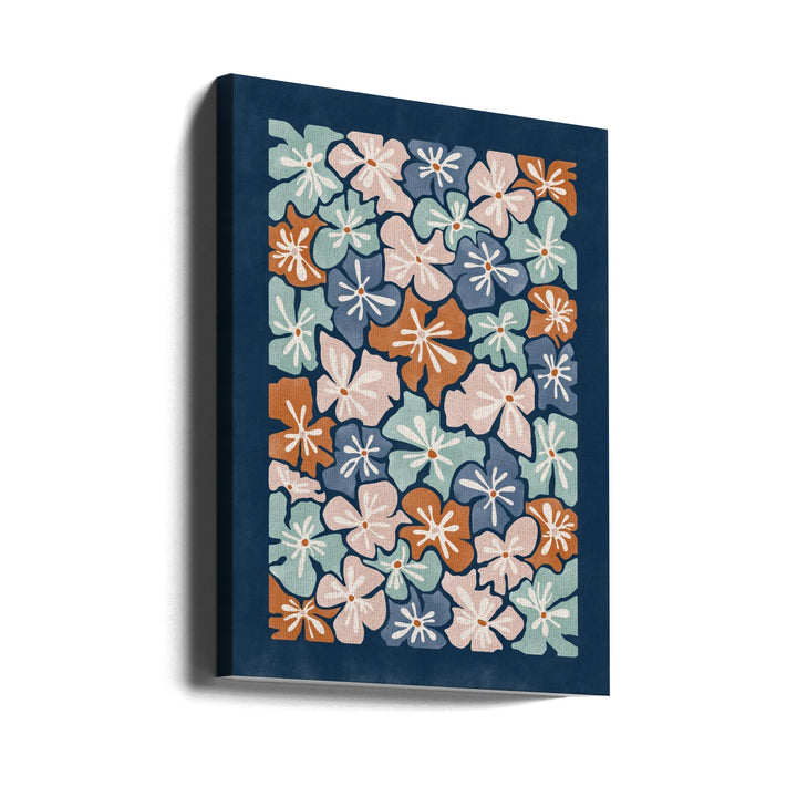 Floral Harmony - Stretched Canvas, Poster or Fine Art Print I Heart Wall Art