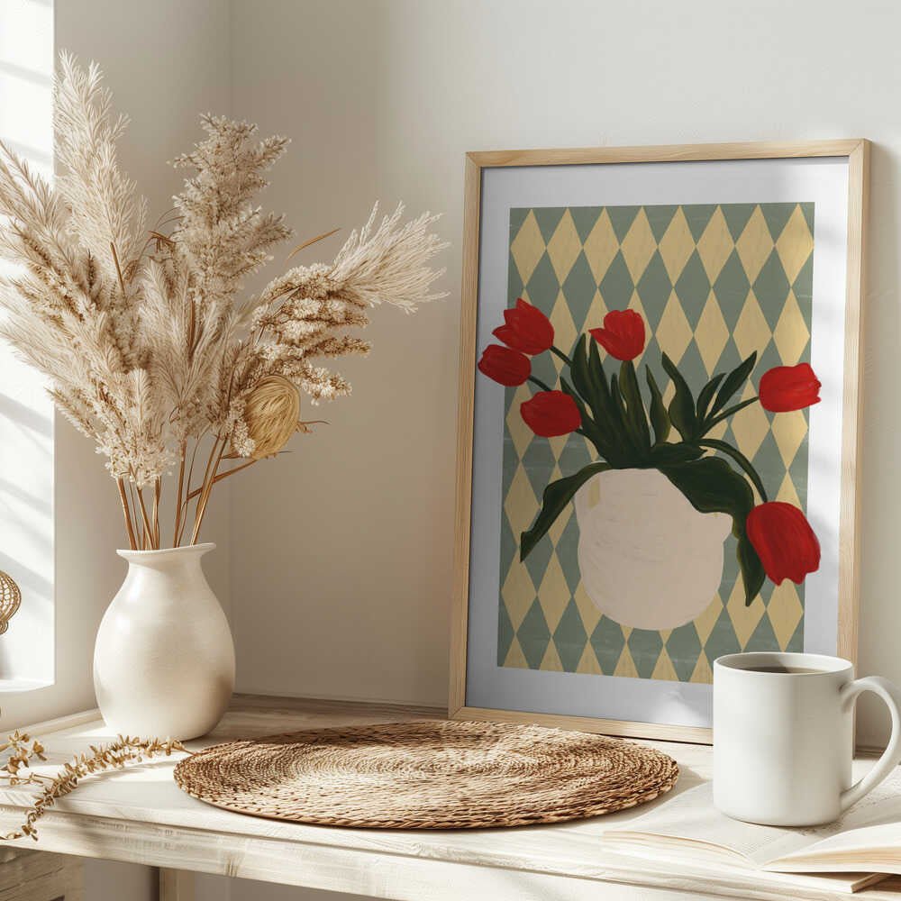 FLORAL HEAVEN - Stretched Canvas, Poster or Fine Art Print - I Heart Wall Art - Poster Print, Canvas Print or Framed Art Print