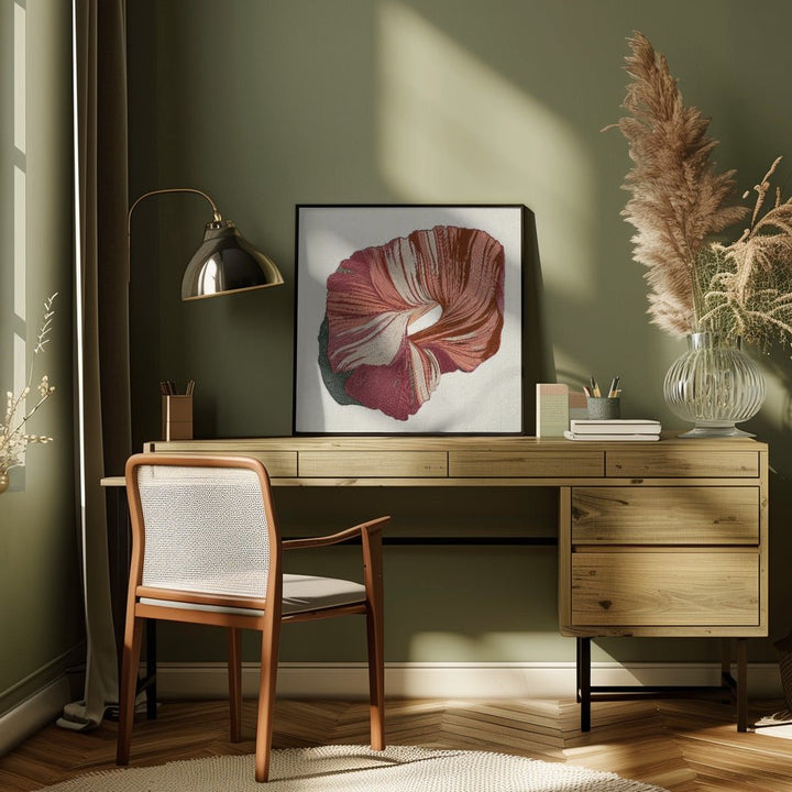 Floral Lines II - Square Stretched Canvas, Poster or Fine Art Print - I Heart Wall Art - Poster Print, Canvas Print or Framed Art Print