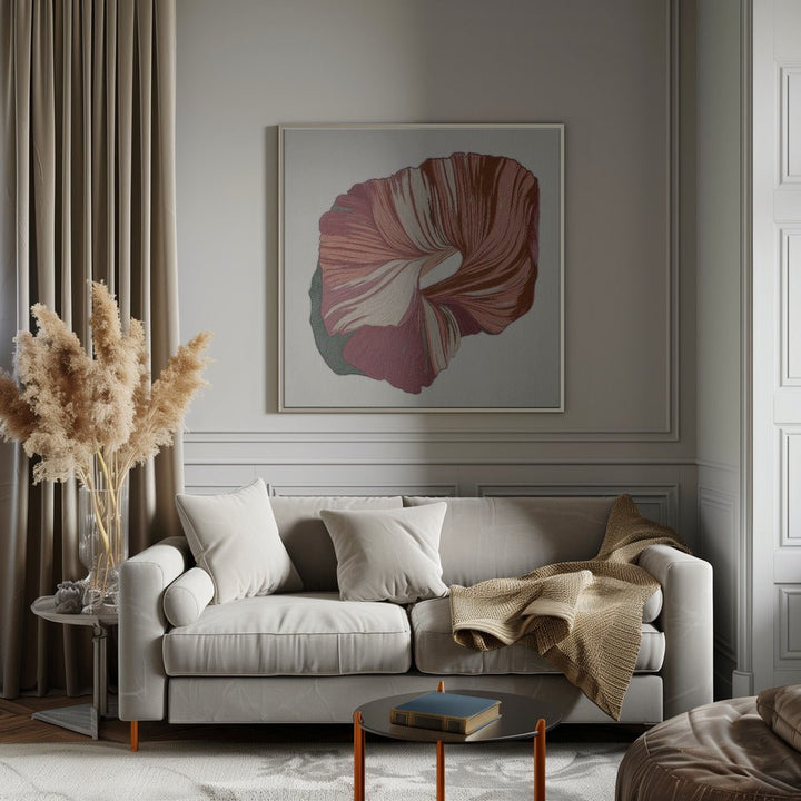 Floral Lines II - Square Stretched Canvas, Poster or Fine Art Print - I Heart Wall Art - Poster Print, Canvas Print or Framed Art Print