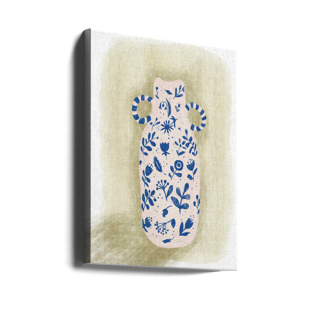 FLORAL VASE - Stretched Canvas, Poster or Fine Art Print - I Heart Wall Art - Poster Print, Canvas Print or Framed Art Print