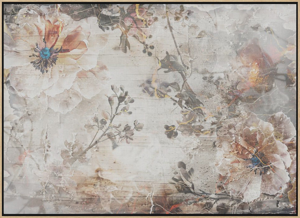 Floral Vintage Art Illustration 04 - Stretched Canvas, Poster or Fine Art Print I Heart Wall Art