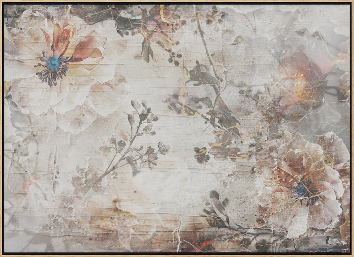 Floral Vintage Art Illustration 04 - Stretched Canvas, Poster or Fine Art Print I Heart Wall Art
