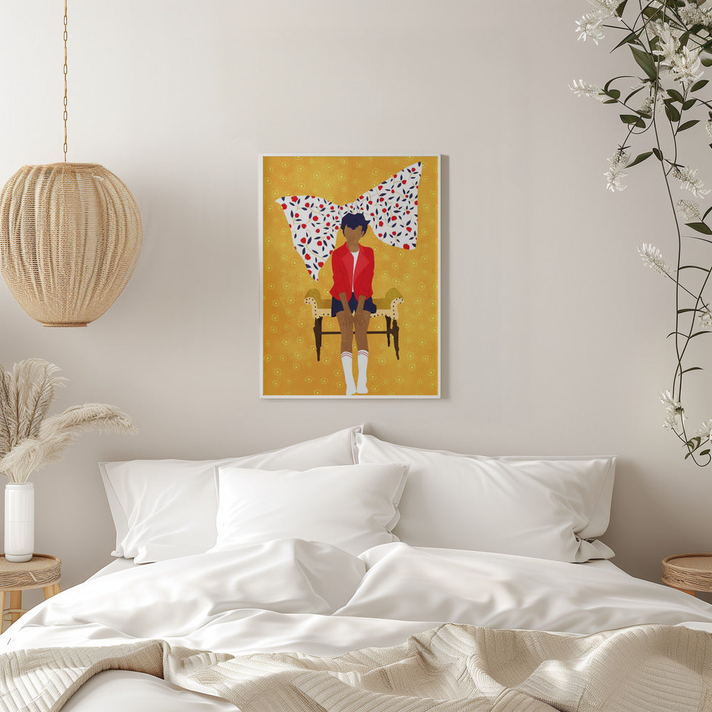 Floral Wings of Youth - Stretched Canvas, Poster or Fine Art Print I Heart Wall Art