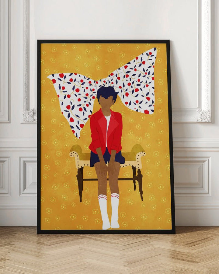 Floral Wings of Youth - Stretched Canvas or Fine Art Print - I Heart Wall Art - Poster Print, Canvas Print or Framed Art Print