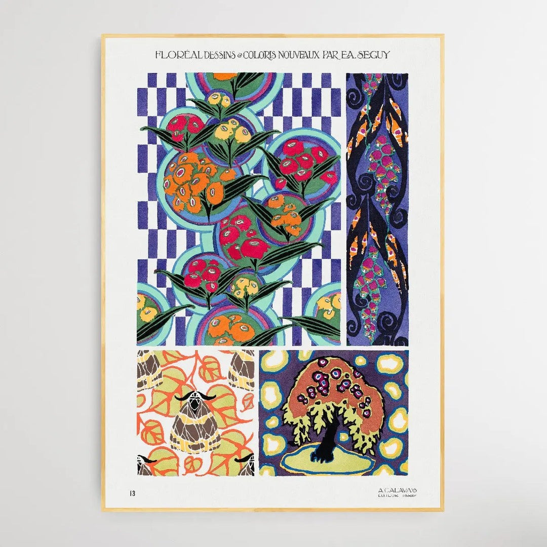 Floréal plate no. 13 by Emile-Alain Séguy (1925) - I Heart Wall Art