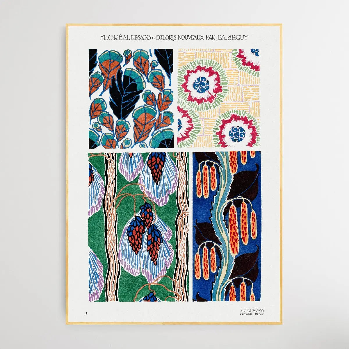Floréal plate no. 14 by Emile-Alain Séguy (1925) - I Heart Wall Art